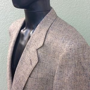 AUSTIN REED MEN'S VINTAGE PURE SILK LUXURY BLAZER